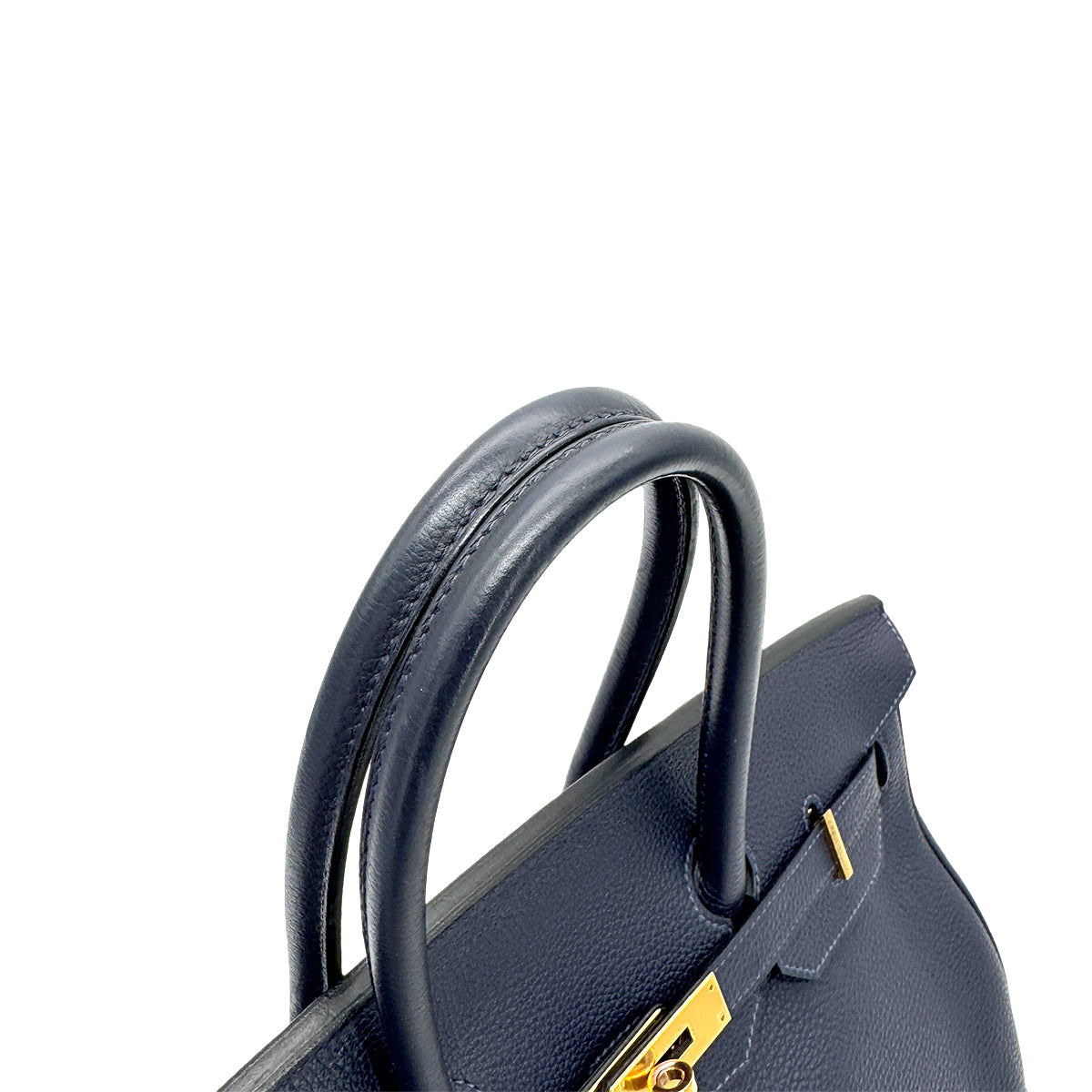 HERMES BIRKIN 35 BLUE NUIT TOGO HAND BAG X GHW 90272969
