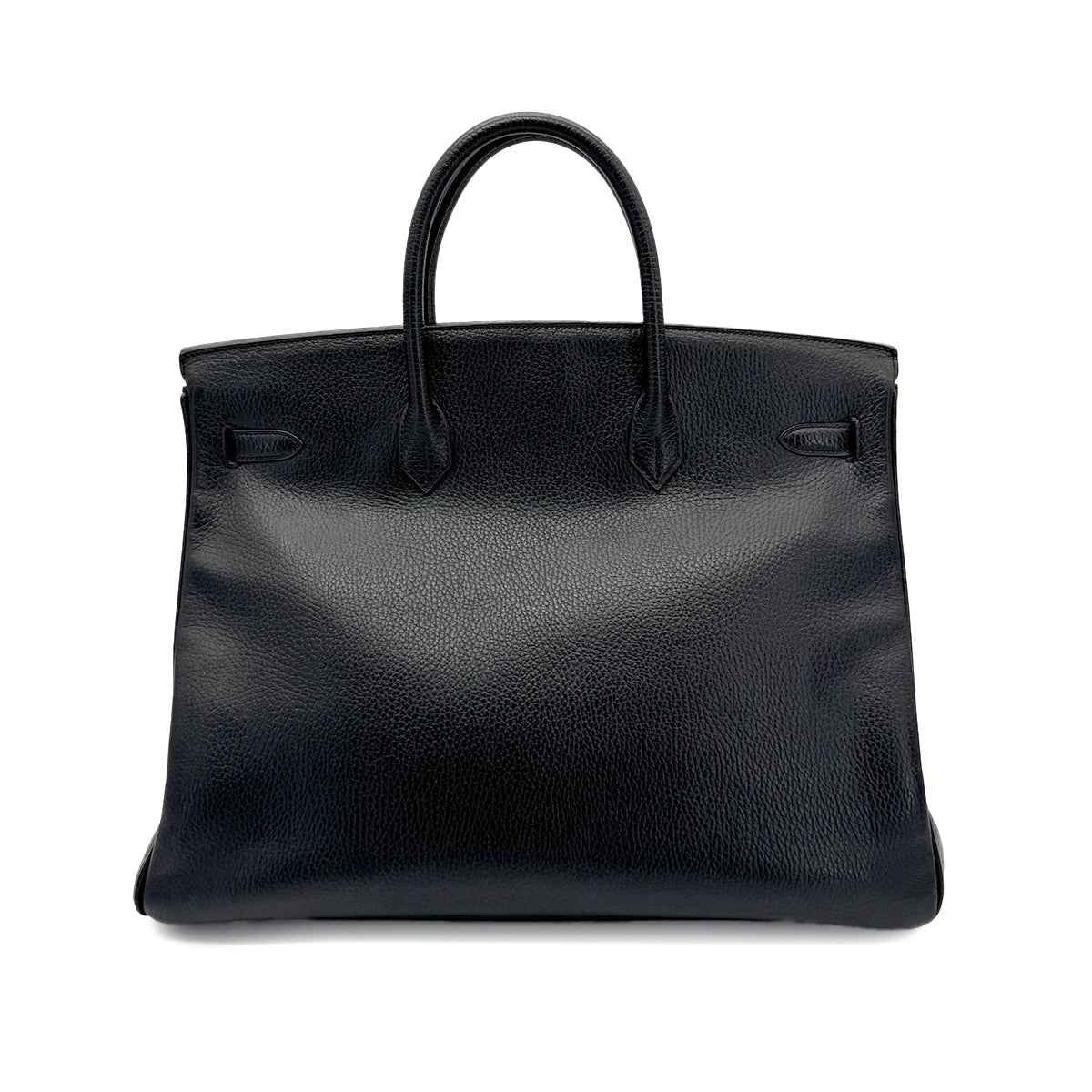 HERMES BIRKIN 40 BLACK ARDENNES HAND BAG □Z GHW 90272991