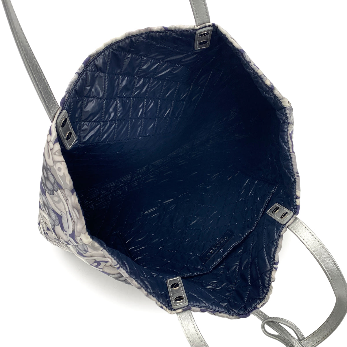 CHANEL CHOUPETTE CAT PRINT TOTE BAG GRAY 90273008