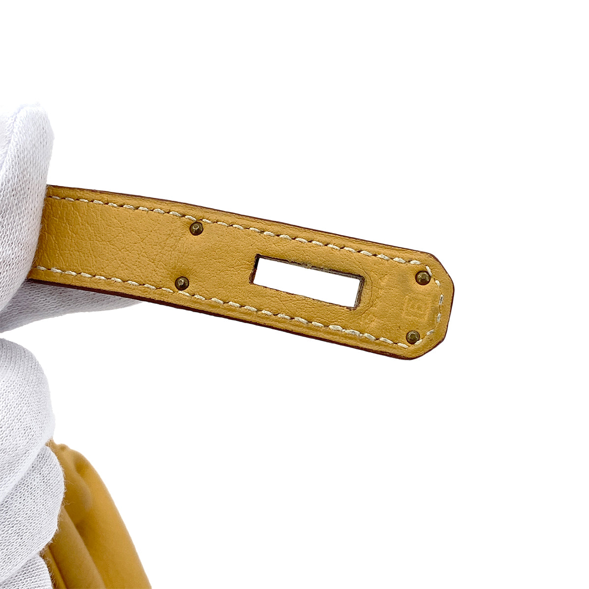 HERMES KELLY 32 RETOURNE NATURAL FJORD HAND SHOULDER BAG □B GHW 90273075