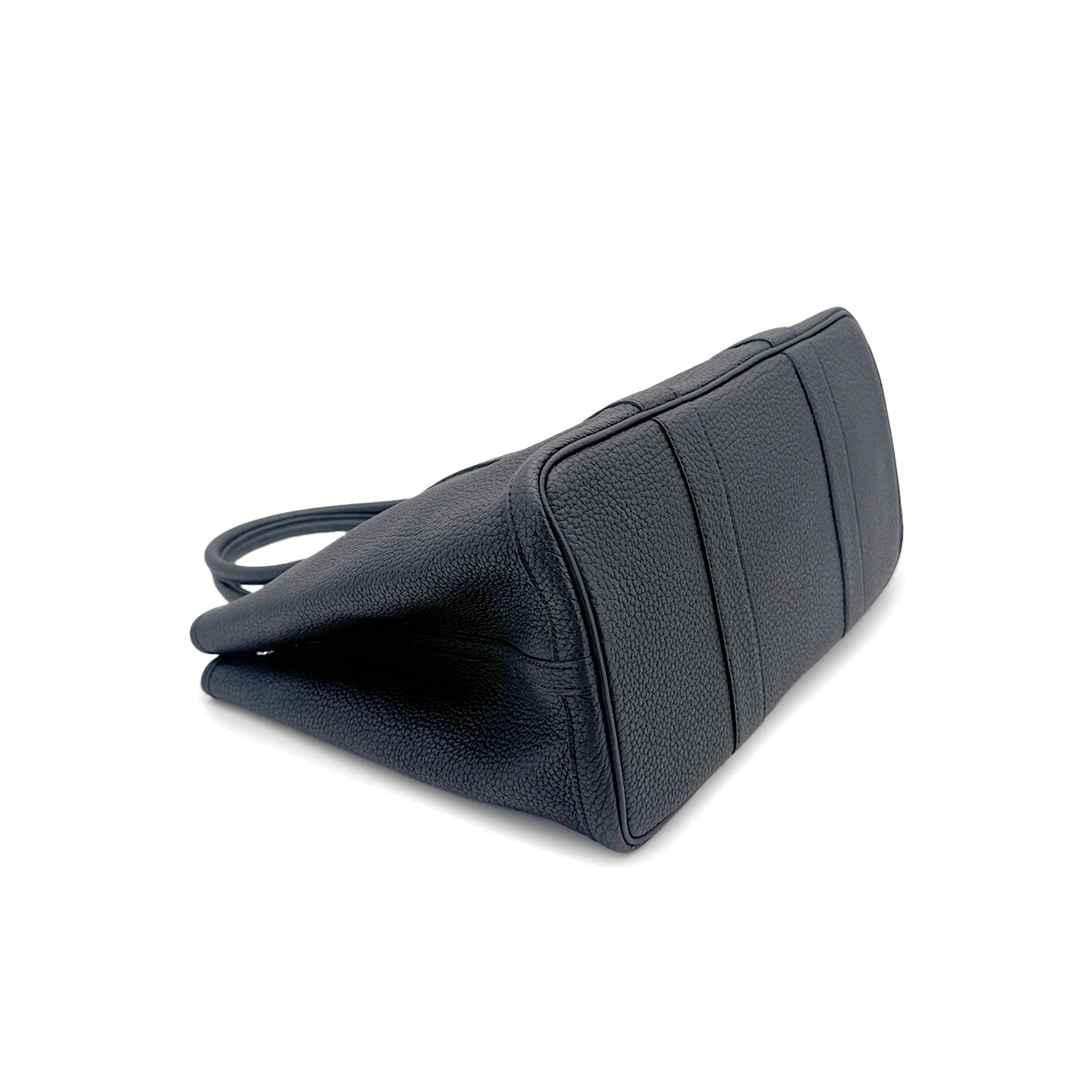 HERMES GARDEN PARTY PM BLACK VEAU NEGONDA TOTE BAG D 90273383