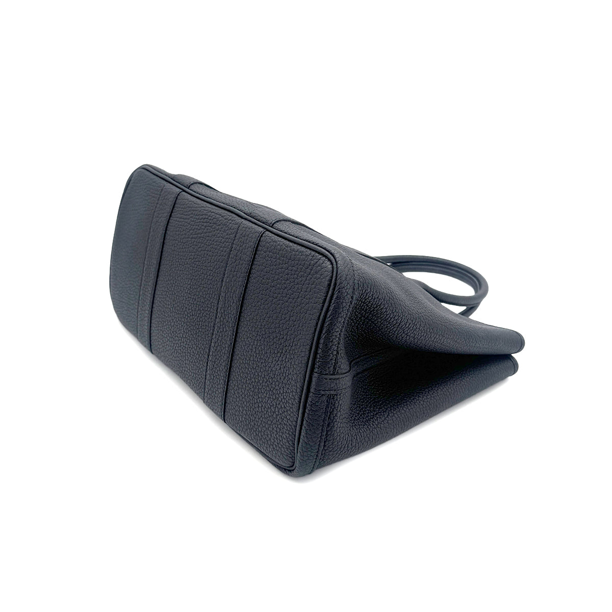 HERMES GARDEN PARTY PM BLACK VEAU NEGONDA TOTE BAG D 90273383
