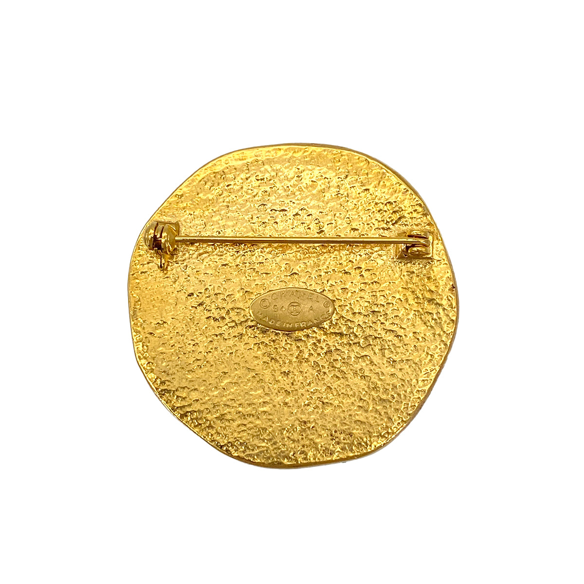 CHANEL VINTAGE BROOCH ROUND COCOMARK ACCESSORY 94A 90273386