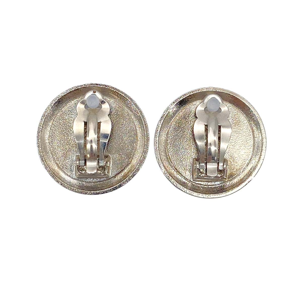 CHANEL VINTAGE EARRINGS COCOMARK ROUND ACCESSORY 97A 90273387