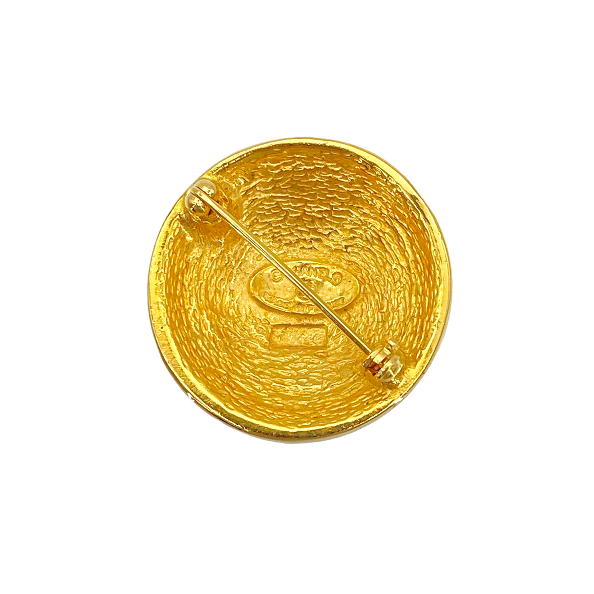 CHANEL VINTAGE BROOCH ROUND COCOMARK ACCESSORY 90273396