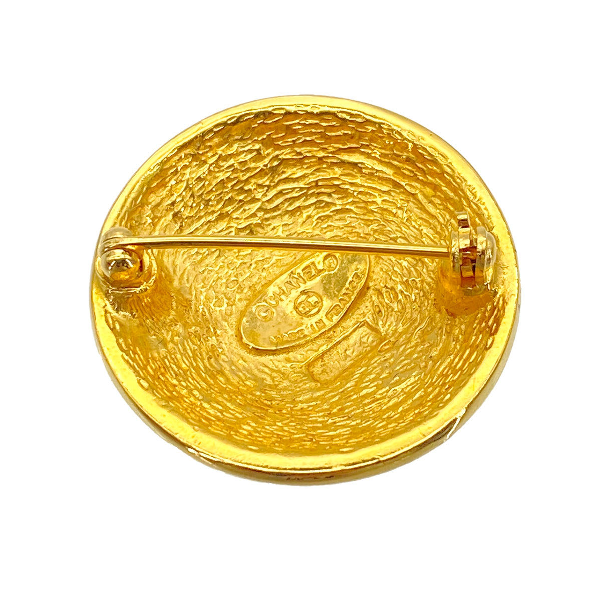 CHANEL VINTAGE BROOCH ROUND COCOMARK ACCESSORY 90273396