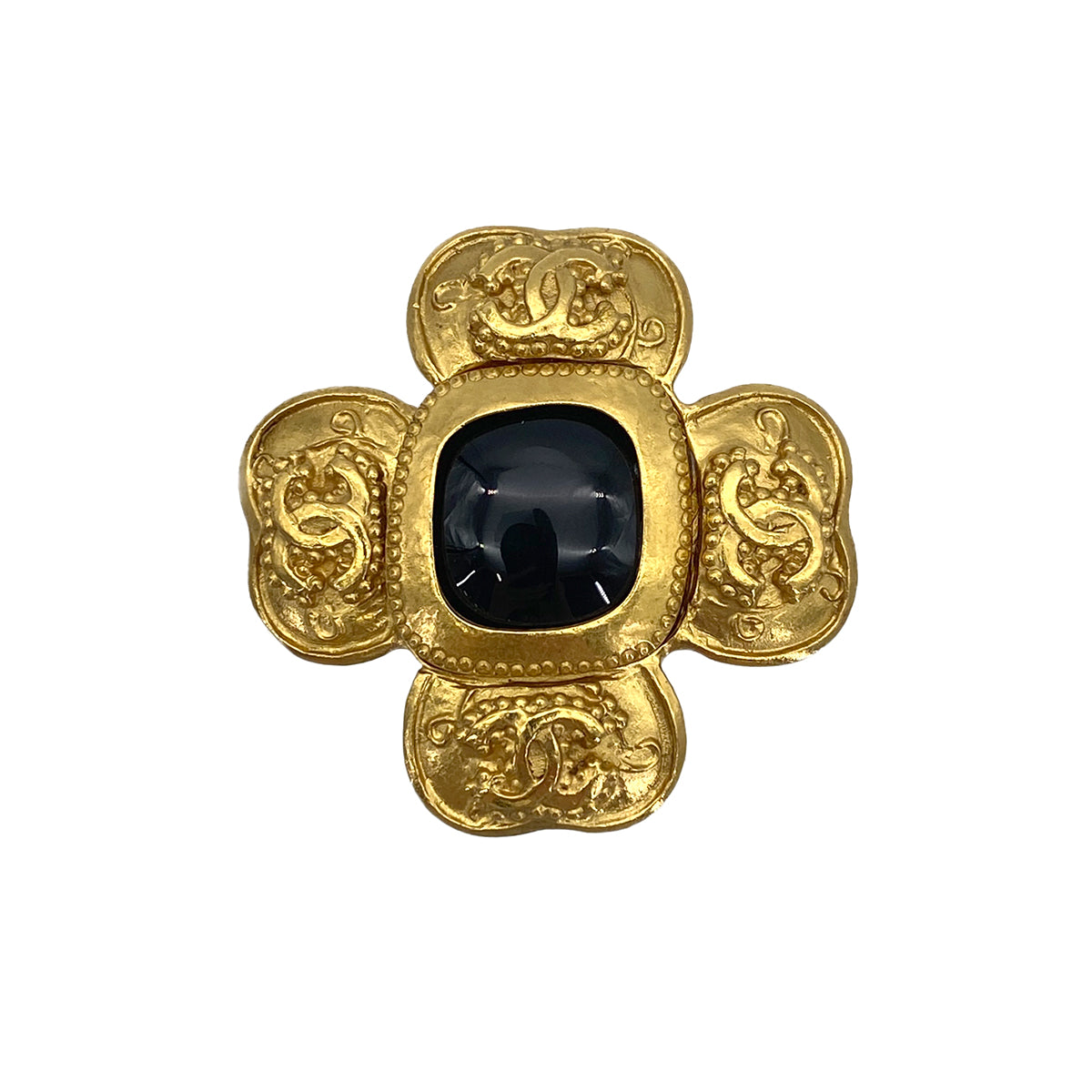 CHANEL VINTAGE COCOMARK BROOCH STONE ACCESSORY 96A 90273405