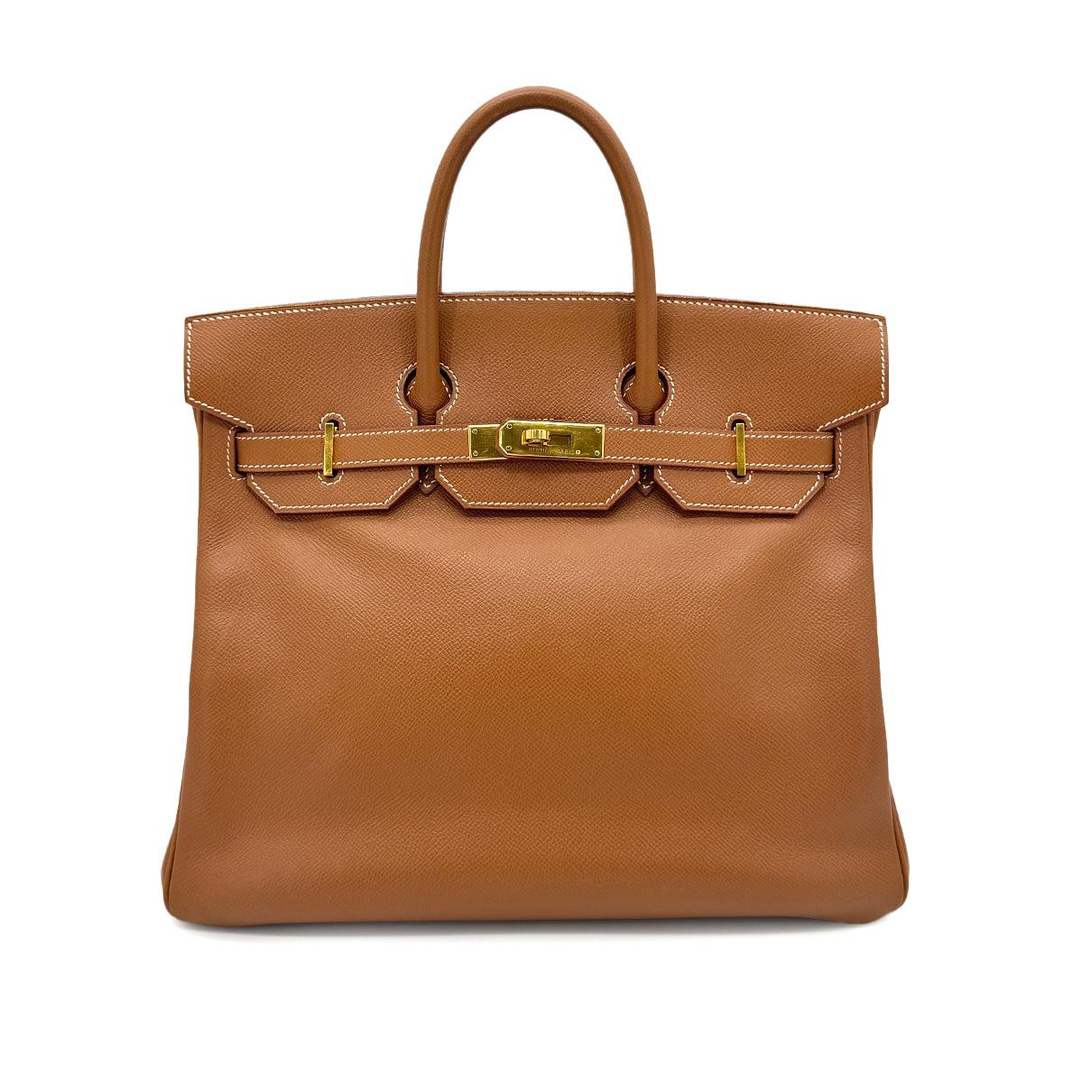 HERMES HAUT A COURROIES 32 GOLD COUCHEVEL HAND BAG □B GHW 90273882