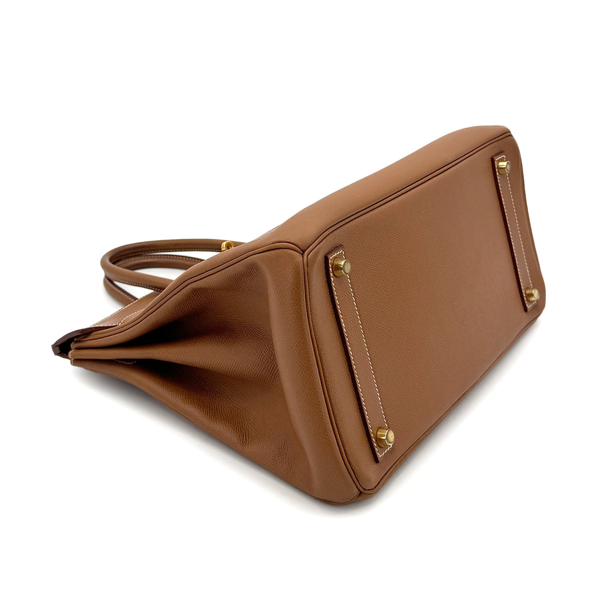 HERMES HAUT A COURROIES 32 GOLD COUCHEVEL HAND BAG □B GHW 90273882