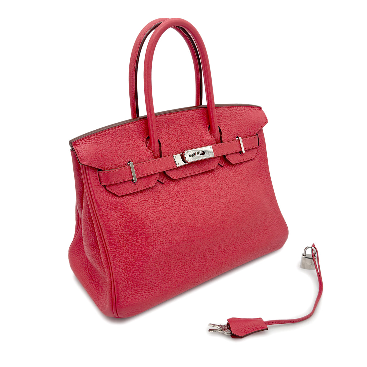 HERMES BIRKIN 30 BOUGAINVILLIER TAURILLON CLEMENCE HAND BAG ▢M SHW 90273883