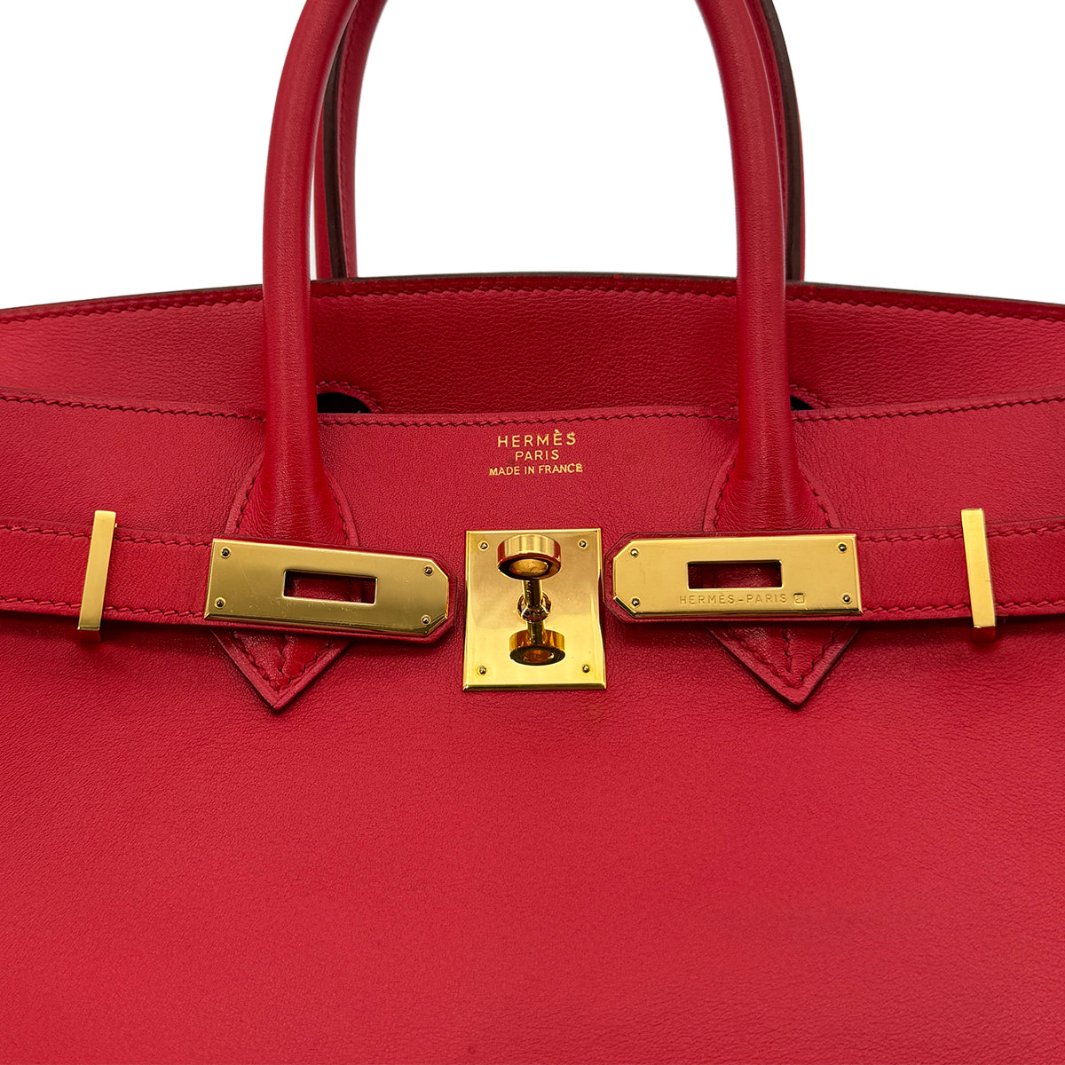 HERMES BIRKIN 30 ROUGE VIF VEAU GULLIVER HAND BAG □D GHW 90273886
