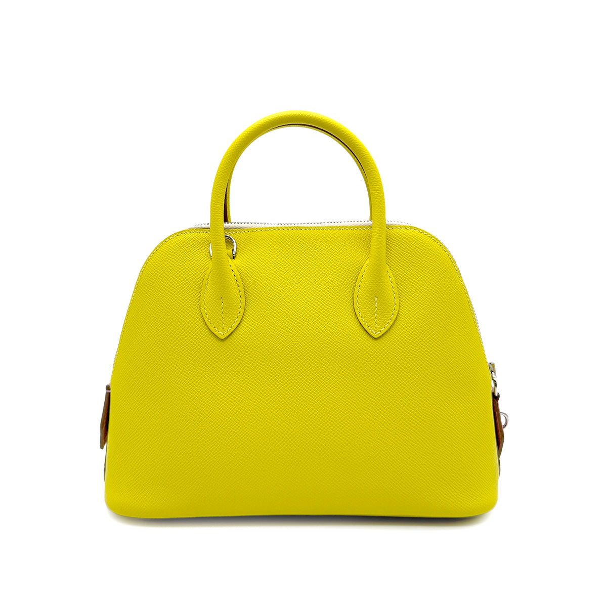 HERMES BOLIDE 1923 25 LIME MAUVE SYLVESTRE NATA EPSOM HAND SHOULDER BAG U 90273887