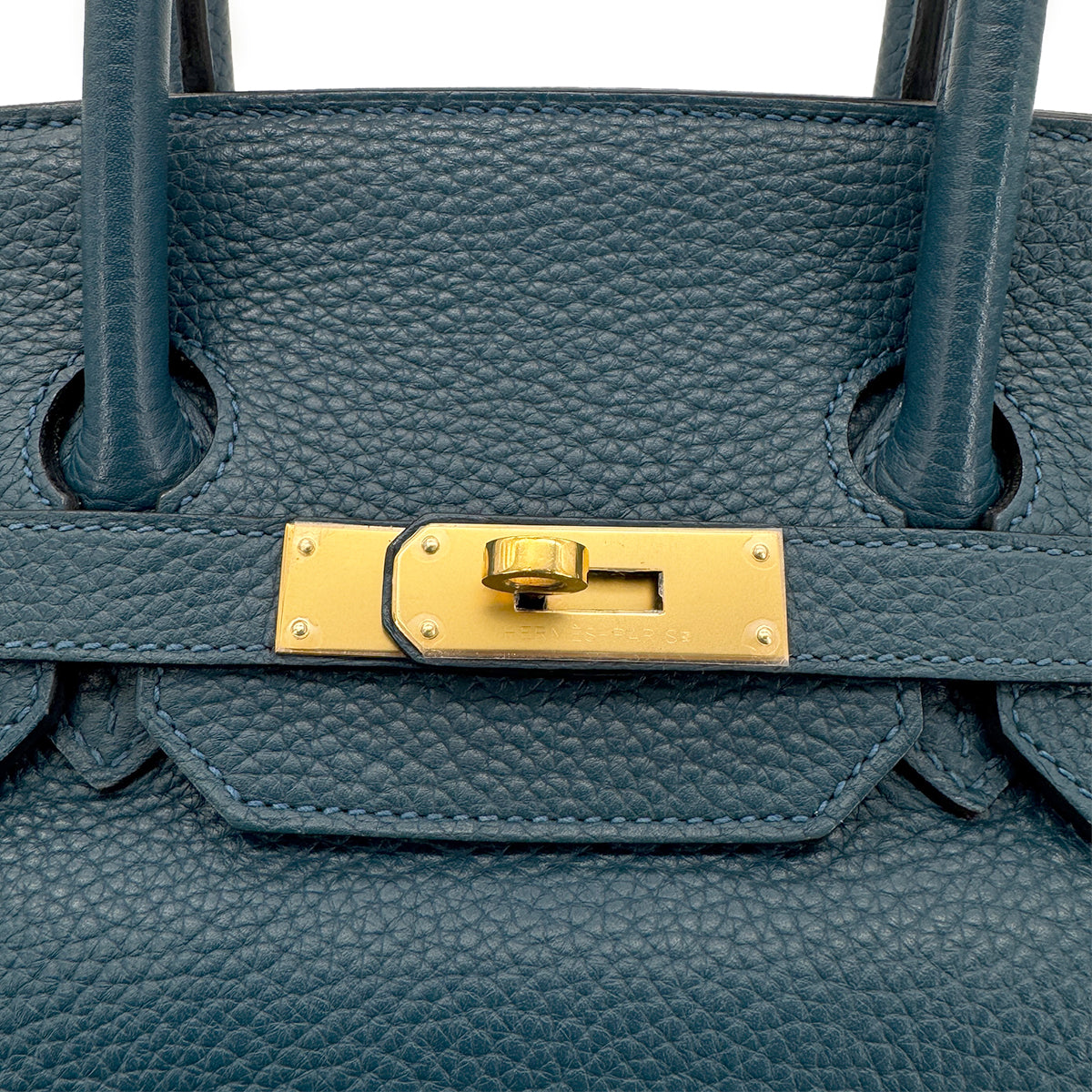 HERMES BIRKIN 35 COLVERT TAURILLON CLEMENCE HAND BAG □R GHW 90273889
