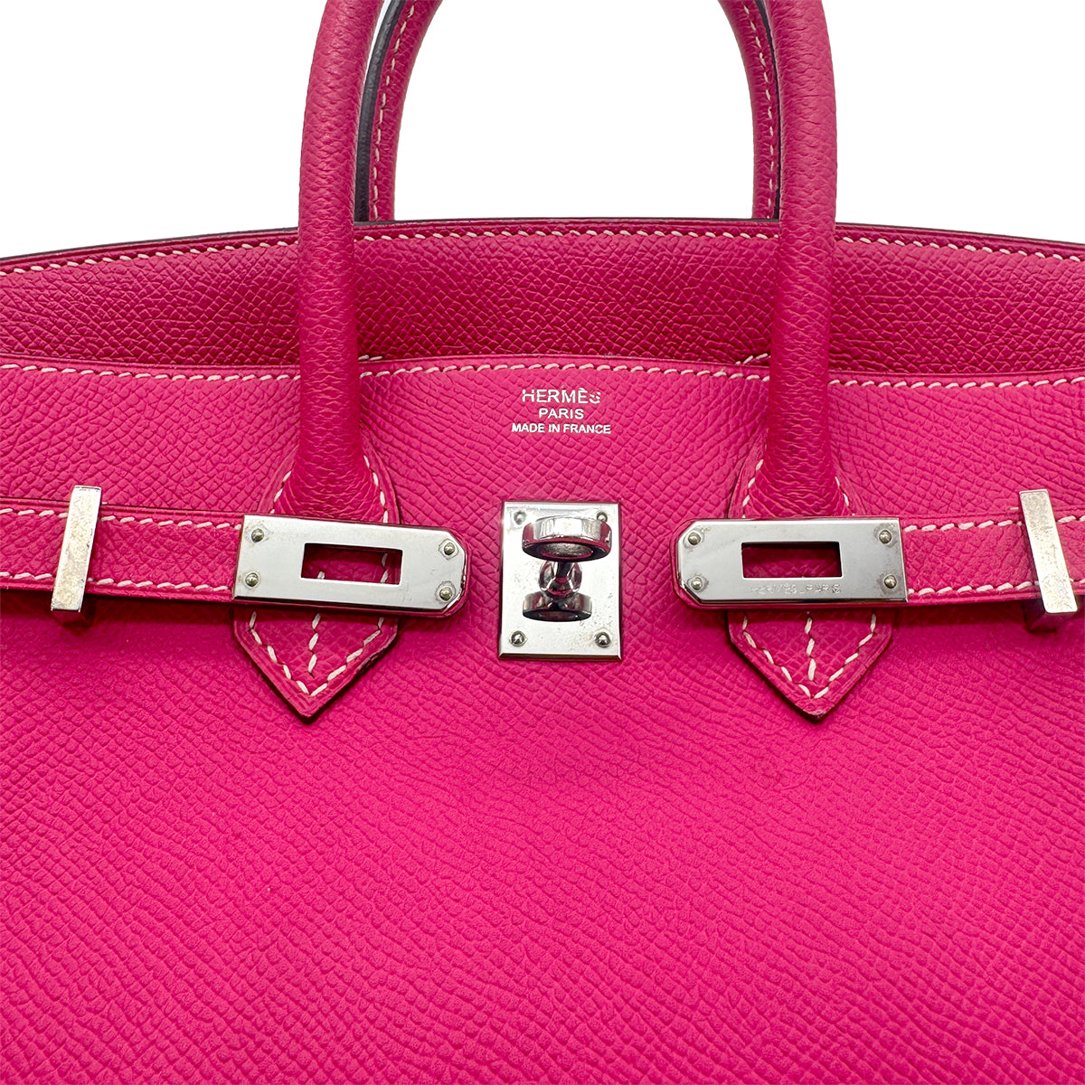 HERMES CANDY BIRKIN 25 ROSE TYRIEN RUBIS VEAU EPSOM HAND BAG □O SHW 90273892