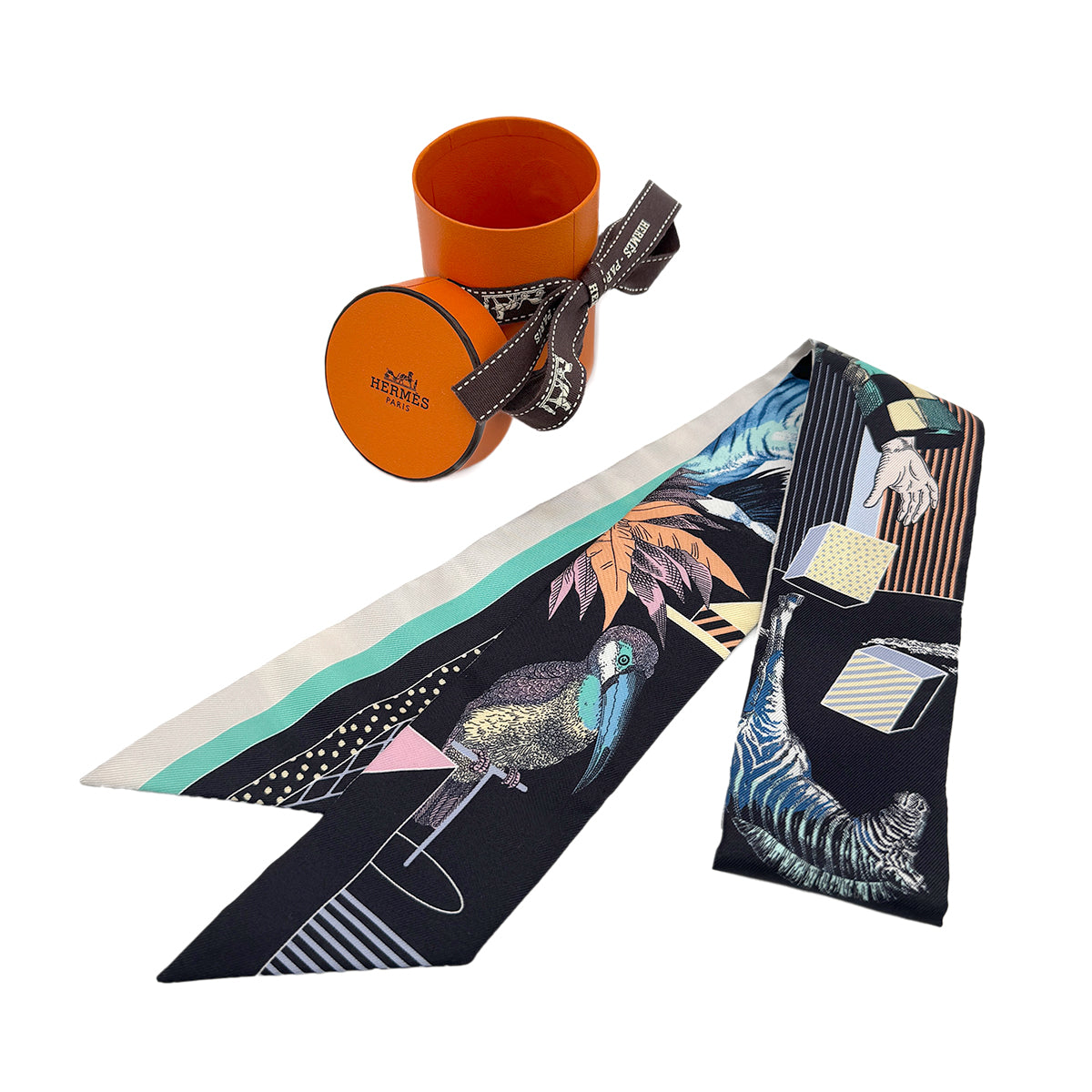 HERMES TWILLY GRAND THEATRE NOUVEAU SCARF MULTICOLOR 90273909