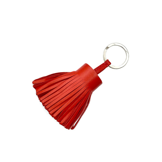 HERMES KEY CHARM CARMEN RED AGNEAU MILO 90273911
