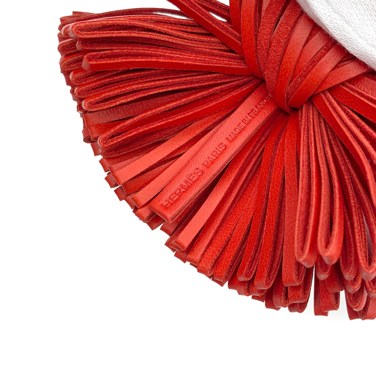 HERMES KEY CHARM CARMEN RED AGNEAU MILO 90273911