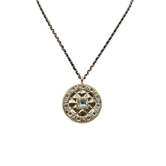 CHANEL NECKLACE LOGO RHINESTONE ACCESSORY B20C 90273912