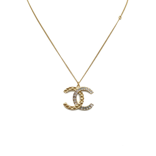 CHANEL NECKLACE COCOMARK RHINESTONE ACCESSORY B18V 90273913