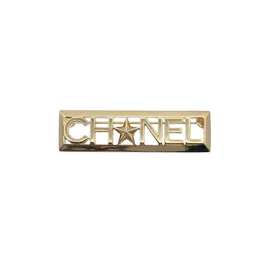 CHANEL BROOCH LOGO STAR ACCESSORY A17C 90273918