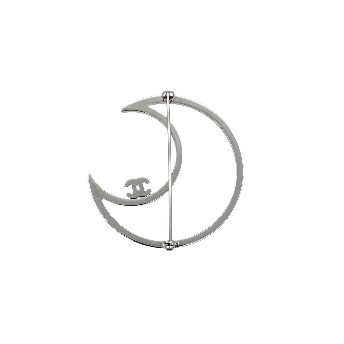 CHANEL COCOMARK MOON BROOCH RHINESTONE ACCESSORY B17K 90273933