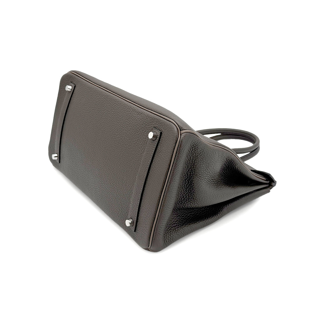 HERMES BIRKIN 35 SPO ETAIN ETOUPE TAURILLON CLEMENCE HAND BAG □Q SHW 90274040