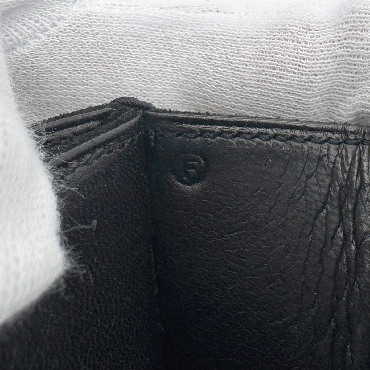 HERMES LYDIE BLACK DEBRIS CLUTCH SHOULDER BAG 〇F 90274054