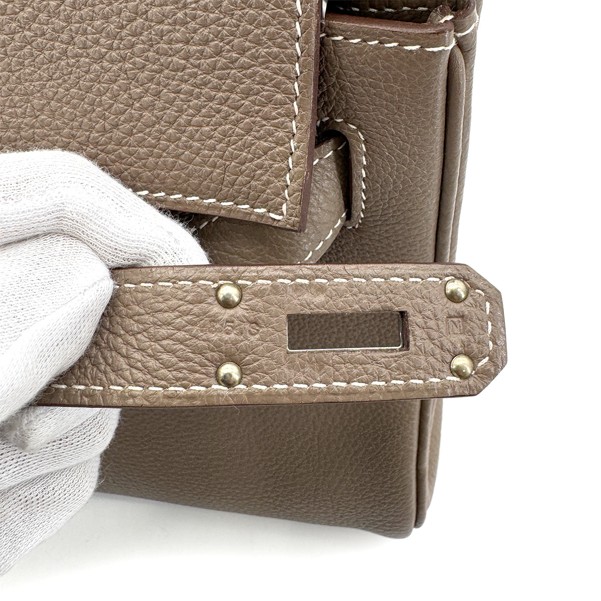 HERMES SHOULDER KELLY ETOUPE TOGO HAND BAG □N SHW 90274055