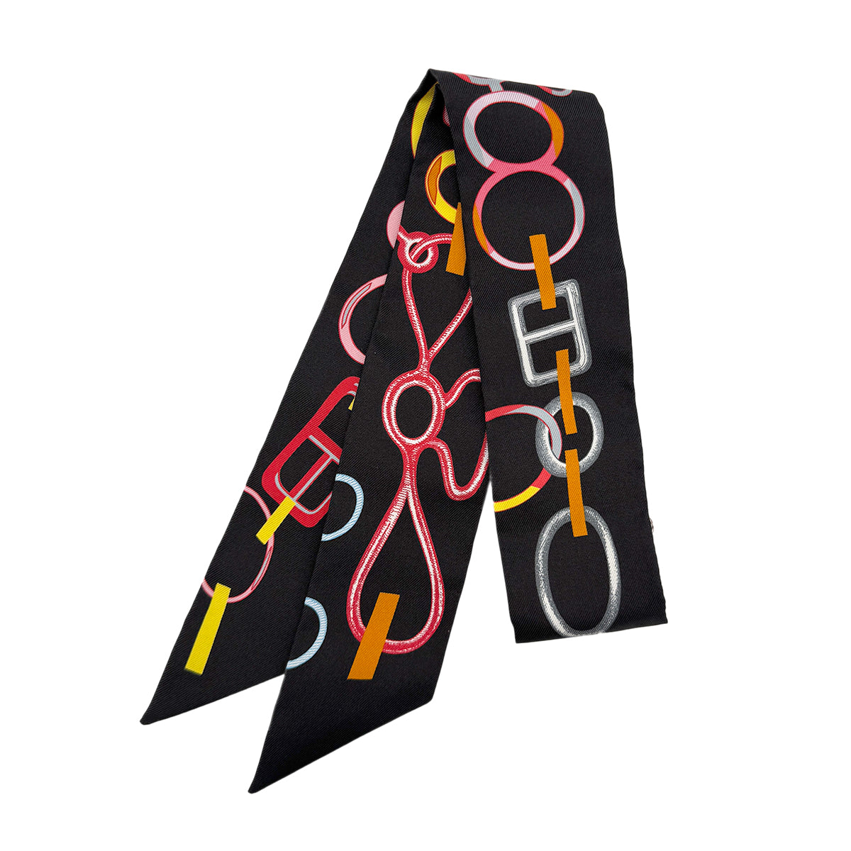 HERMES TWILLY DO RE BOUCLES SCARF MULTICOLOR 90274077