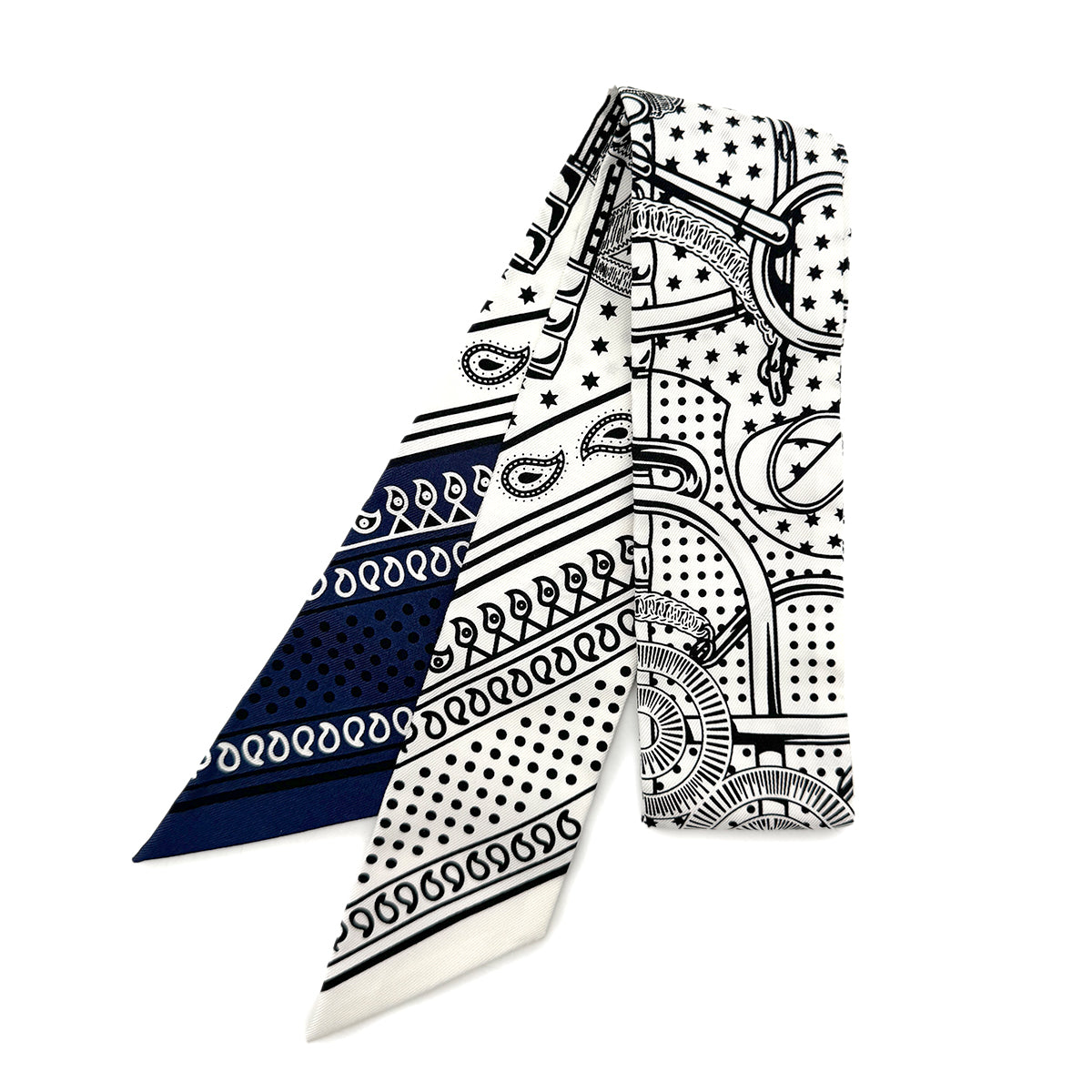 HERMES TWILLY EPERON D'OR SCARF MULTICOLOR SILK 90274078