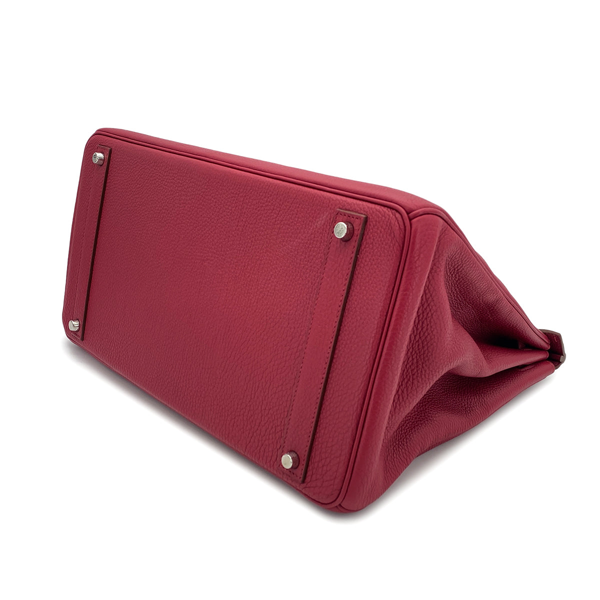 HERMES BIRKIN 40 RUBIS TOGO HAND BAG □N SHW 90274416