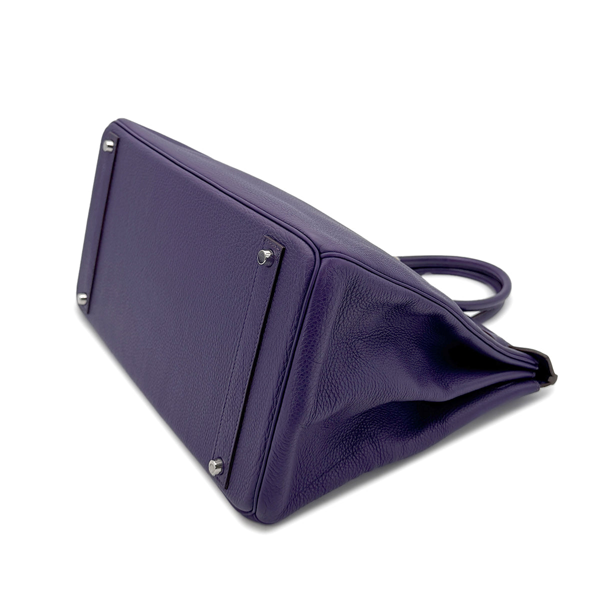 HERMES BIRKIN 40 IRIS TOGO HAND BAG □N SHW 90274417