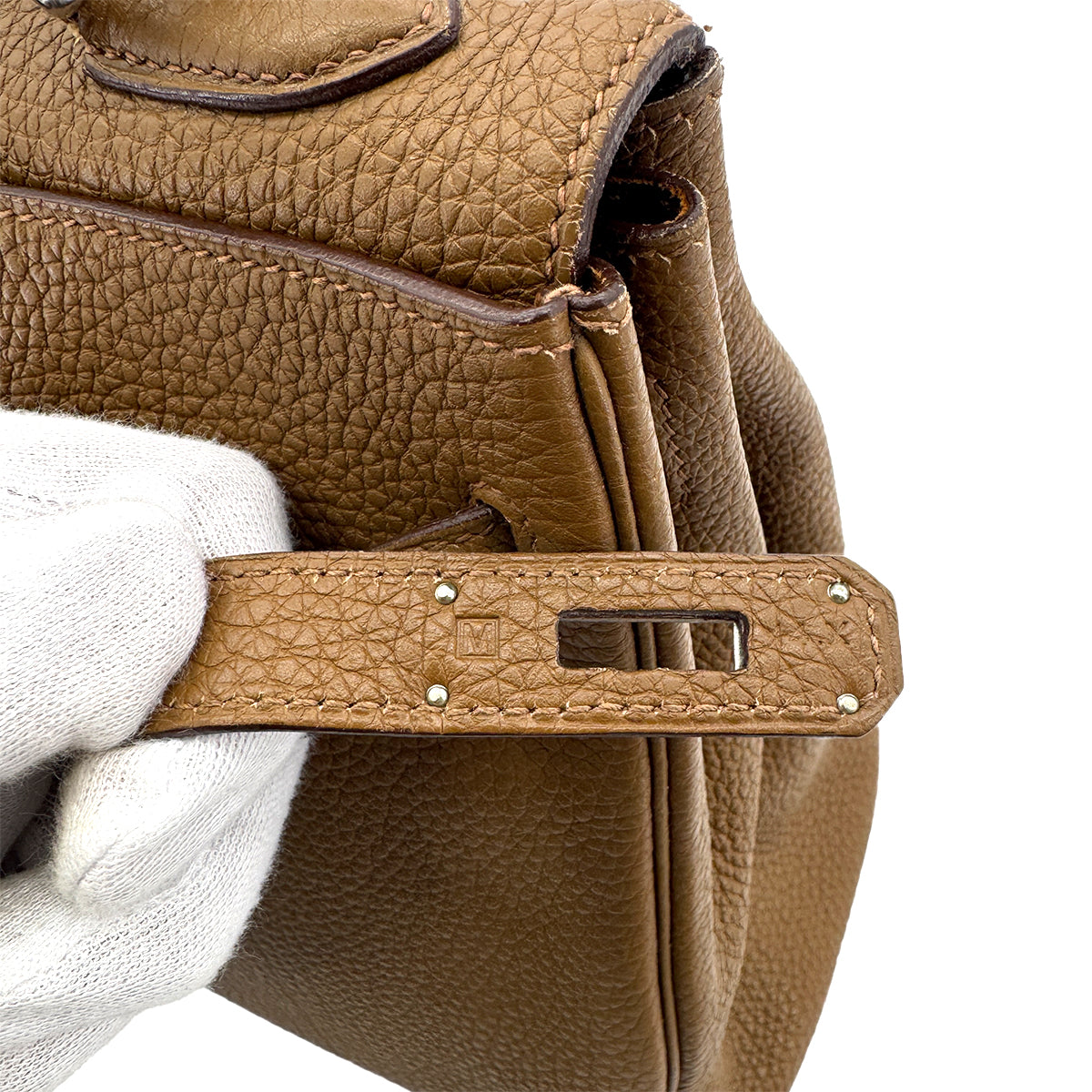 HERMES KELLY 32 RETOURNE ALEZAN TOGO HAND SHOULDER BAG □M 90274418