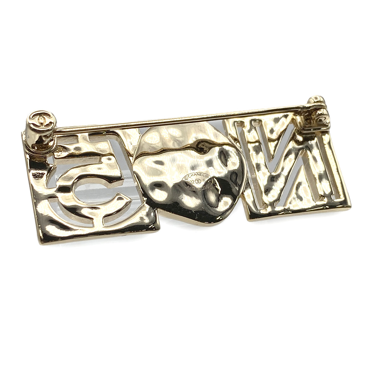 CHANEL No.5 COCOMARK BROOCH RHINESTONE FAKEPEARL ACCESSORY B22S 90274468