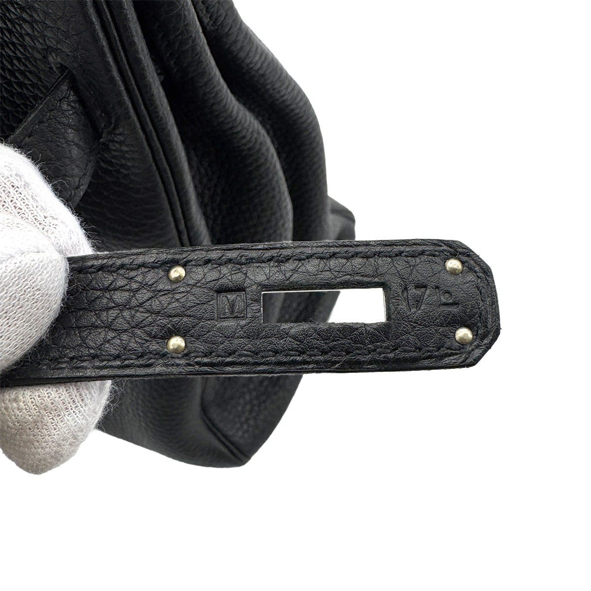 HERMES KELLY 35 RETOURNE BLACK TOGO HAND SHOULDER BAG □M SHW 90274470