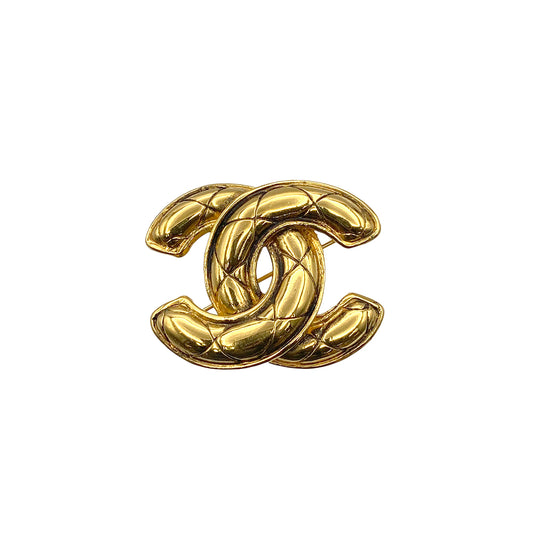 CHANEL VINTAGE COCOMARK BROOCH GOLD ACCESSORY 90274472