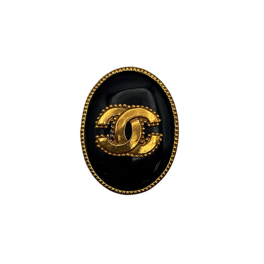 CHANEL VINTAGE COCOMARK BROOCH OVAL ACCESSORY 96A 90274482