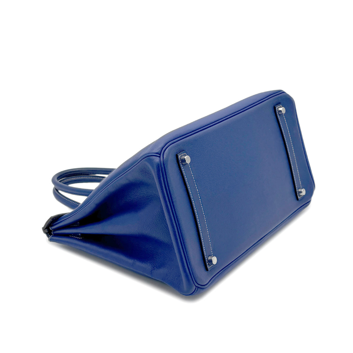 HERMES CANDY BIRKIN 35 BLUE ELECTRIC MYKONOS VEAU EPSOM HAND BAG □O SHW 90274839