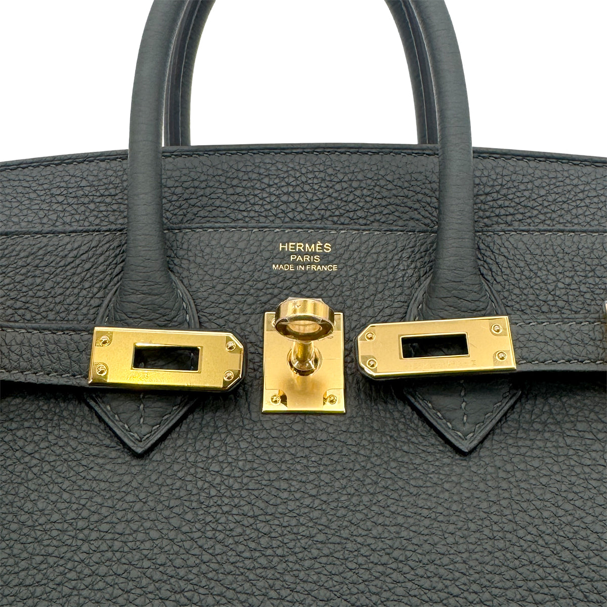 HERMES BIRKIN 25 NEW VERT FONCE TOGO HAND BAG W GHW 90274841