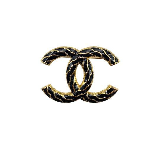 CHANEL COCOMARK BROOCH BLACK ACCESSORY B24P 90274870
