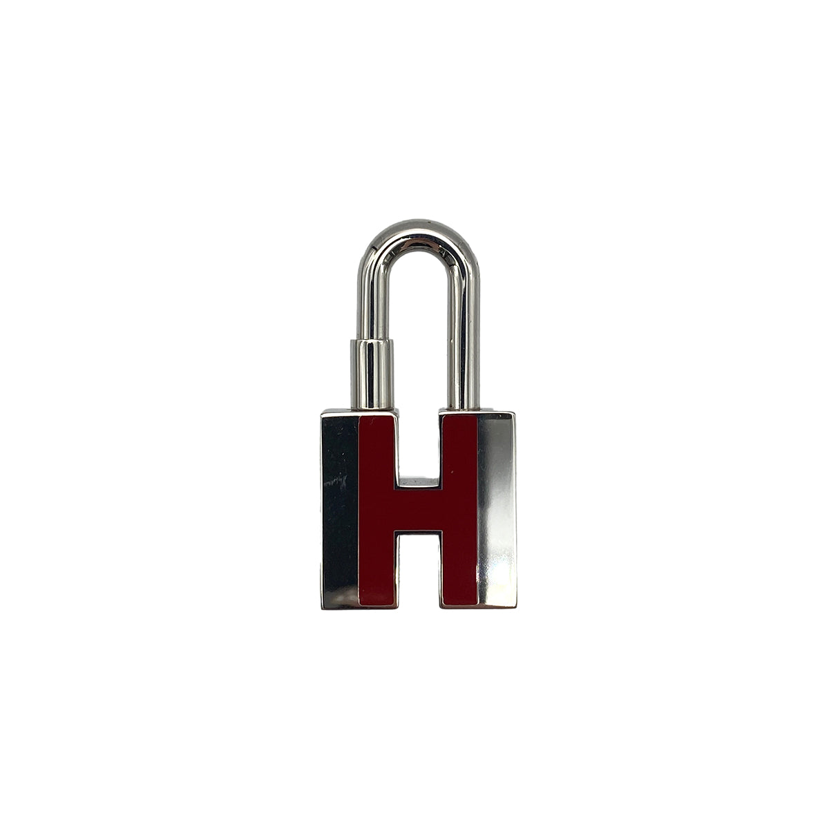 HERMES CADENA CHARM RED SILVER 90274875