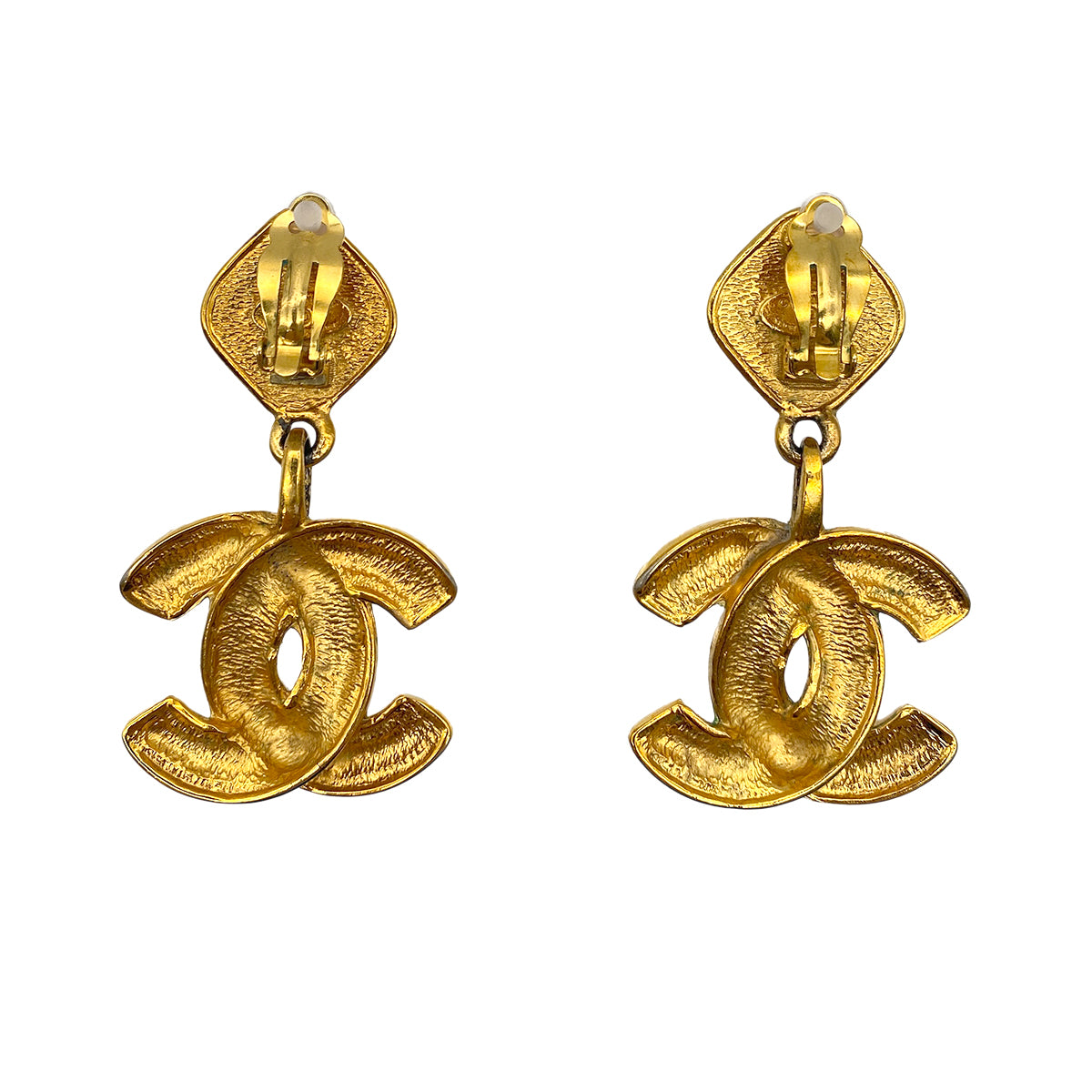 CHANEL VINTAGE EARRINGS COCOMARK SWING ACCESSORY 90274887
