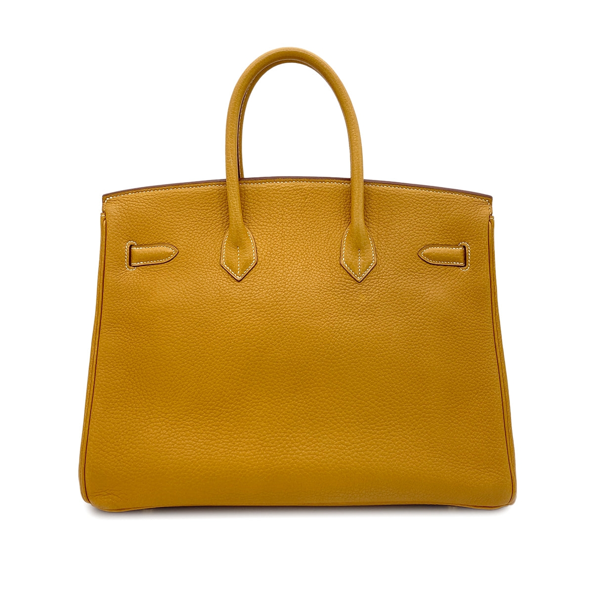 HERMES BIRKIN 35 NATUREL SABLE TOGO HAND BAG □C GHW 90275028