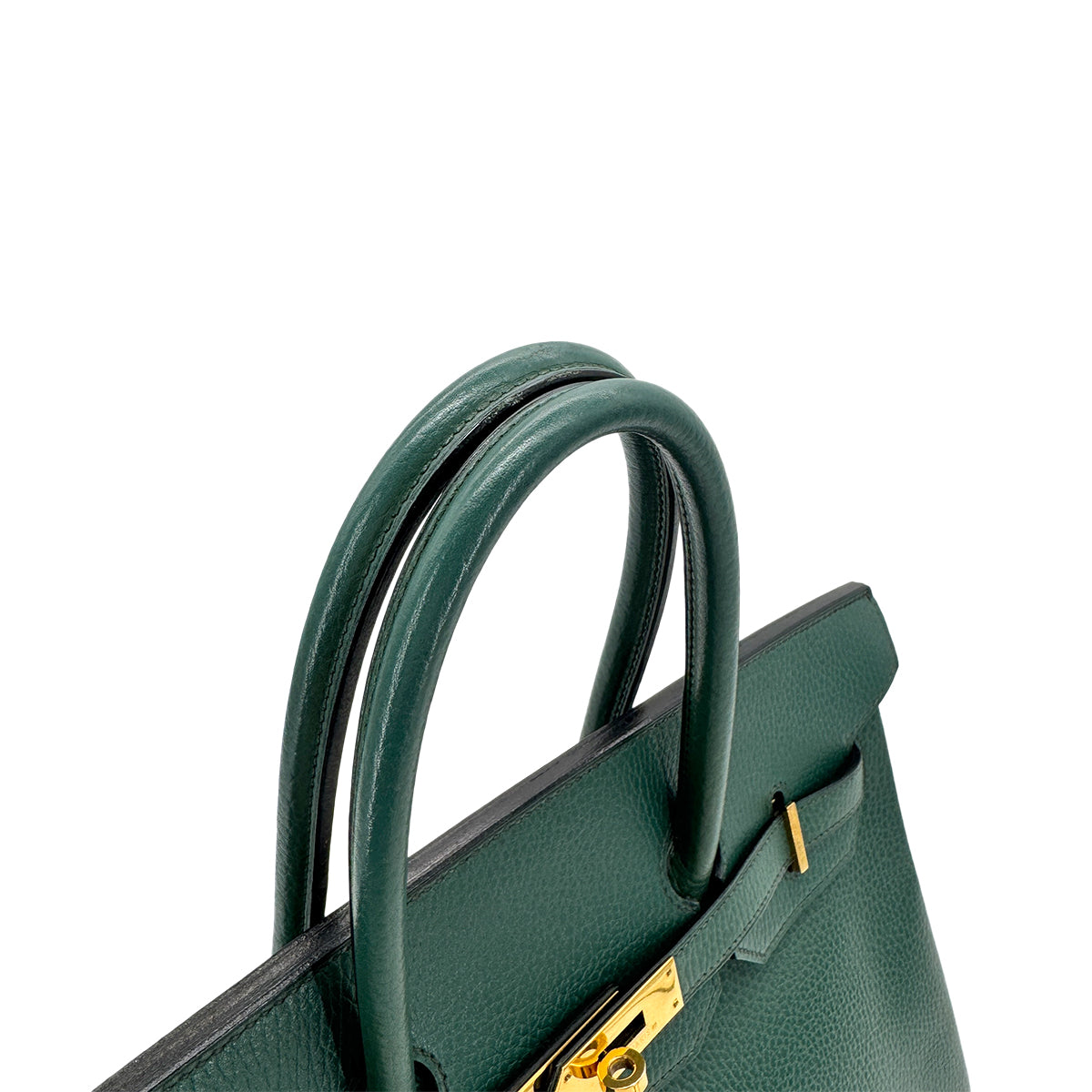 HERMES BIRKIN 35 GREEN ARDENNES HAND BAG 〇Y GHW 90275147