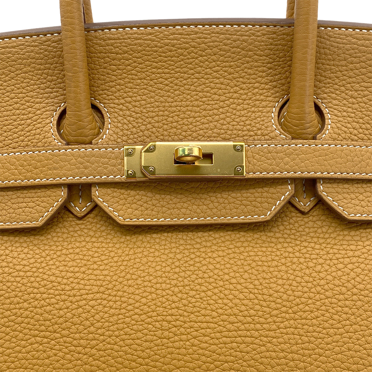 HERMES BIRKIN 35 NATUREL SABLE TAURILLON CLEMENCE HAND BAG T GHW 90275153