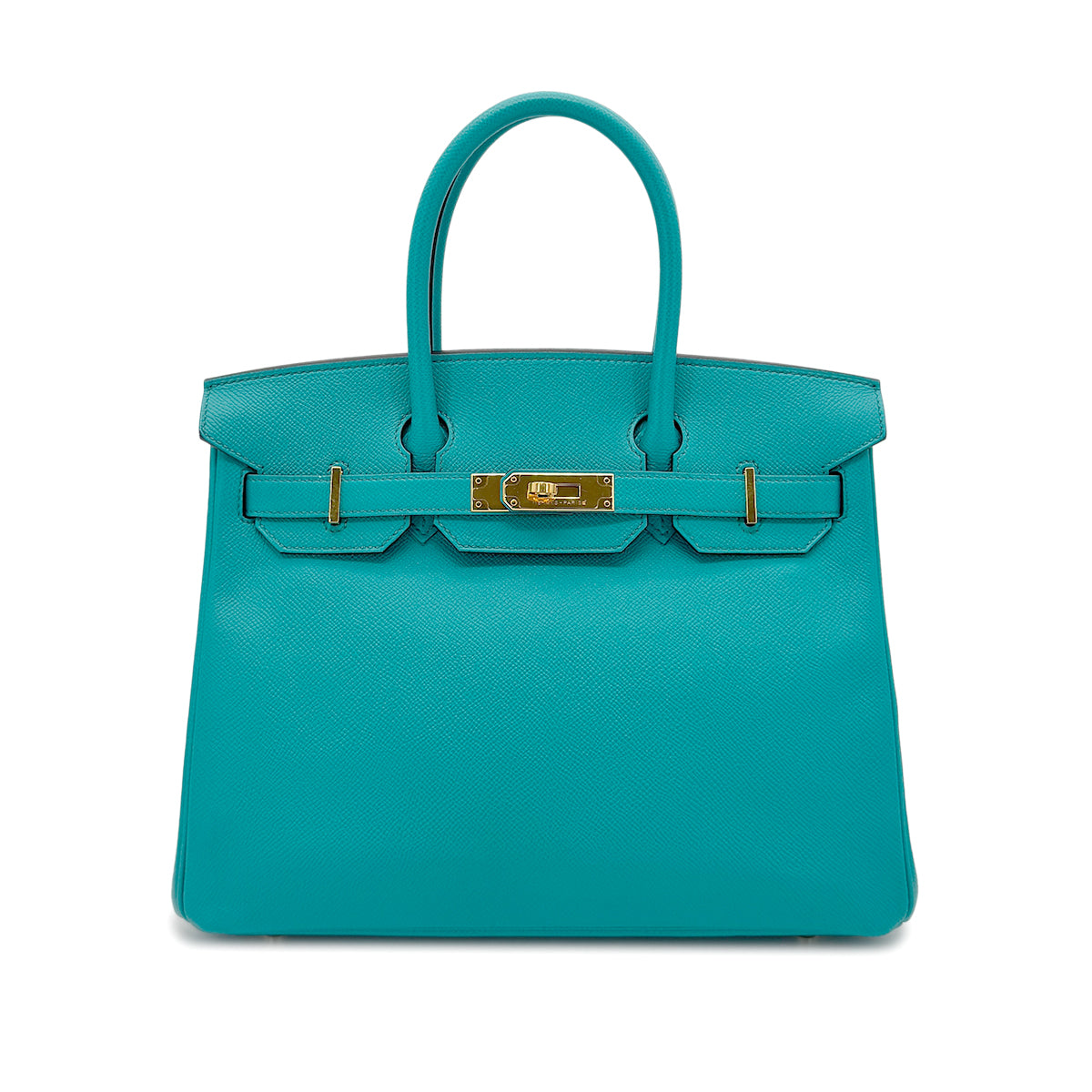 HERMES BIRKIN 30 BLEU PAON EPSOM HAND BAG X GHW 90275155
