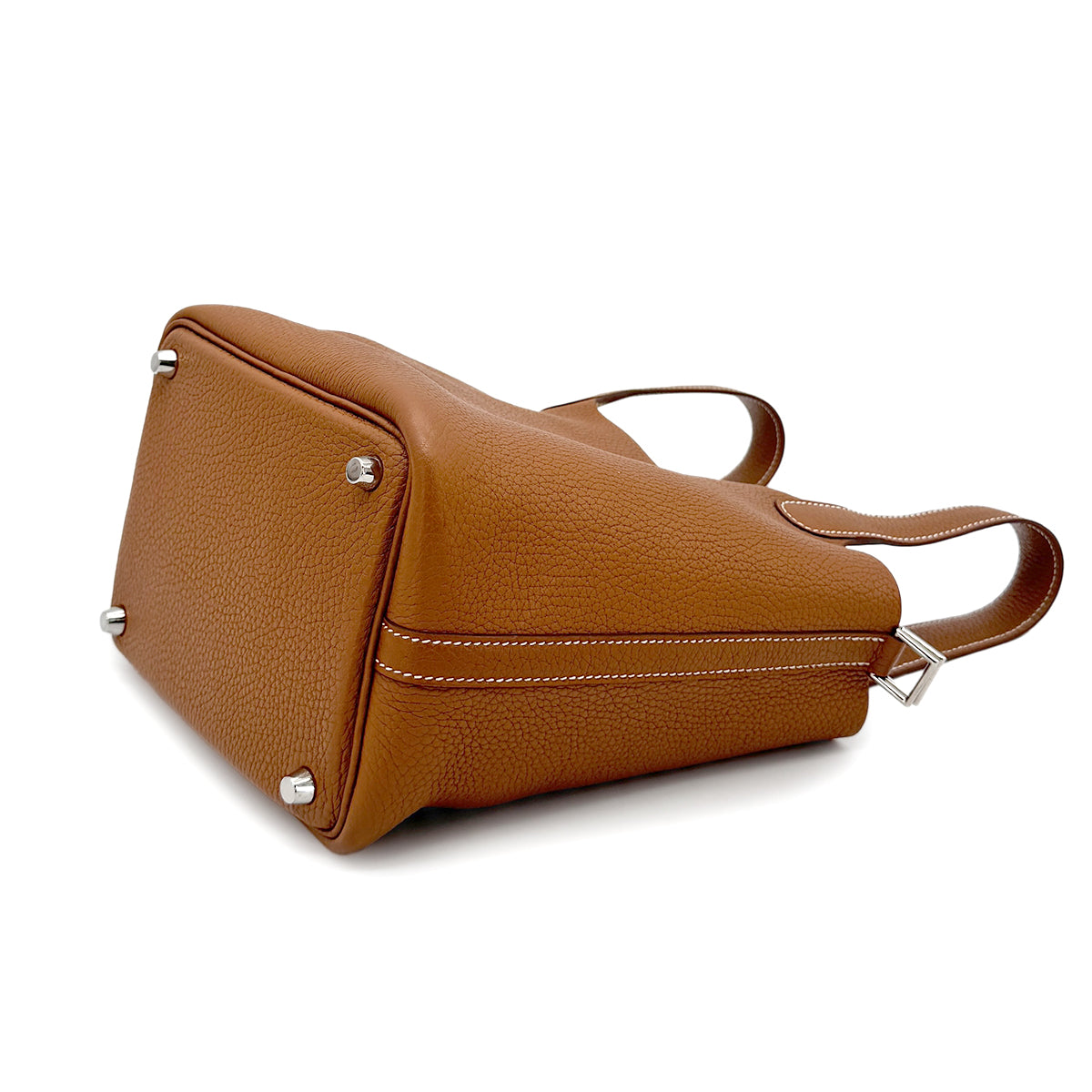 HERMES PICOTIN LOCK PM GOLD TAURILLON CLEMENCE HAND BAG T 90275613