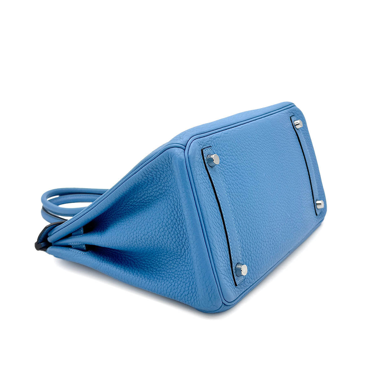 HERMES BIRKIN 30  BLUE PARADISE TAURILLON CLEMENCE HAND BAG Z SHW 90275775