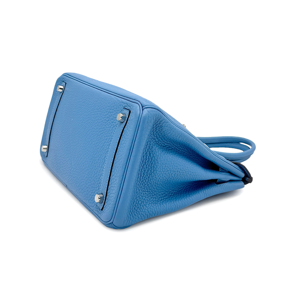 HERMES BIRKIN 30  BLUE PARADISE TAURILLON CLEMENCE HAND BAG Z SHW 90275775