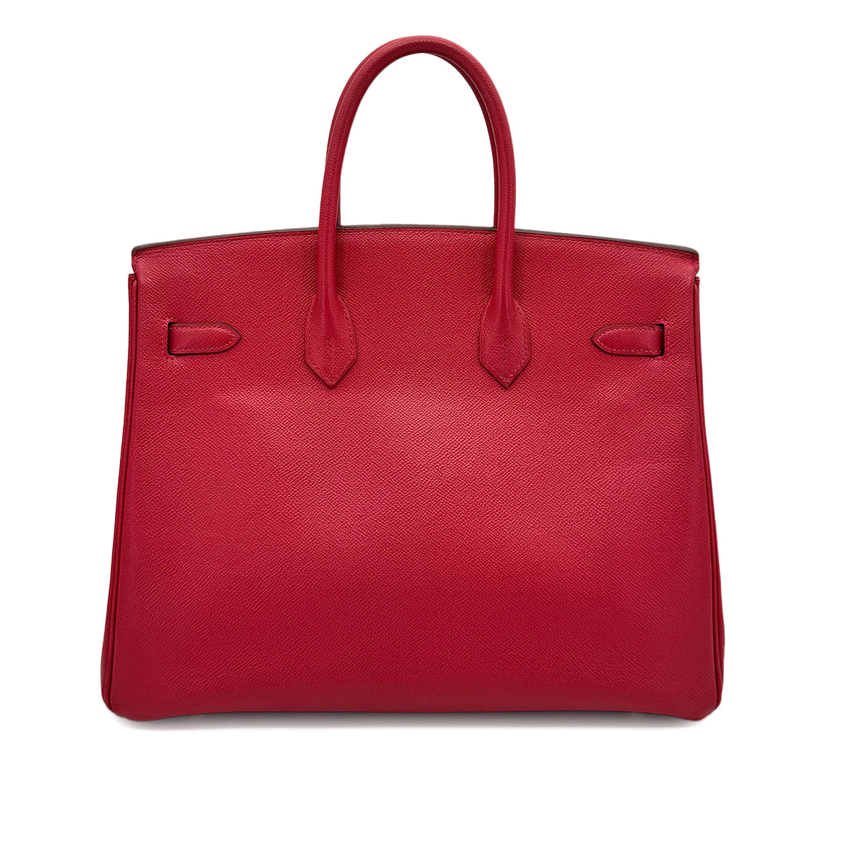 HERMES BIRKIN 35 ROUGE VIF EPSOM HAND BAG □G GHW 90275782